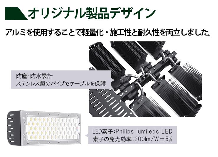 LED投光器 480W 投光器 LED 屋外 看板 駐車場 作業灯 防犯灯 LET480