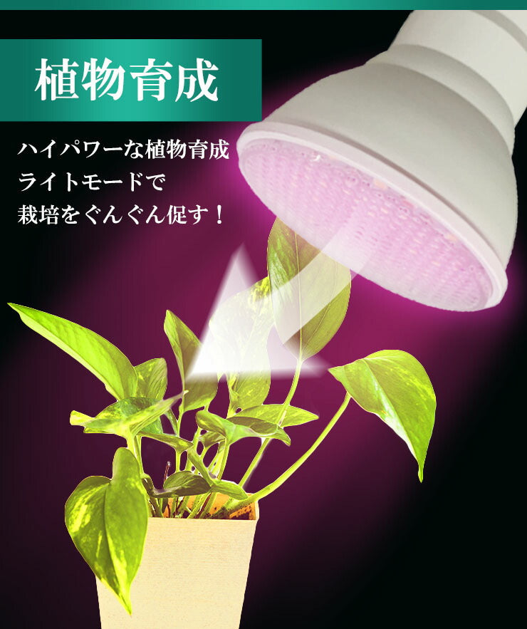 LED 植物育成 水耕栽培 LEDライト 観葉 植物 育成 ガーデニング 植物育成ライト E26 赤 青 LG7E26W2G ビームテック