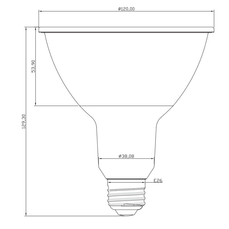 LED スポットライト 電球 E26 ハロゲン 120W 相当 30度 防水 高演色 虫