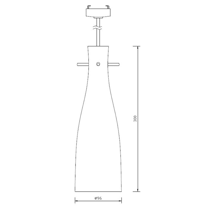 ペンダントライト 1灯 E17 Bottle ガラス 白 LED対応 電球別売 照明 ボトル PL-GlsBtl-E17 ビームテック