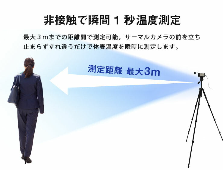 サーマルカメラ 体表温度検知カメラ 体表温度測定カメラ 温度測定カメラ 発熱者検知 体温測定カメラ 検温カメラ サーマルカメラ サーモグラフィー 非接触式 非接触体温計測 感染症予防対策 コロナウイルス対策 体温計測 サーマル 監視カメラ