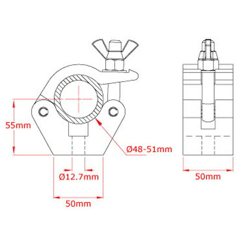 Doughty ダウティ Clamp クランプ T57010 ビームテック