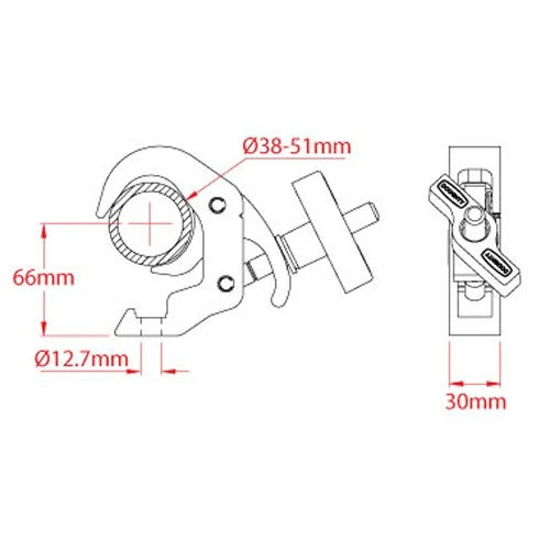 Doughty ダウティ Clamp クランプ T58301 ビームテック